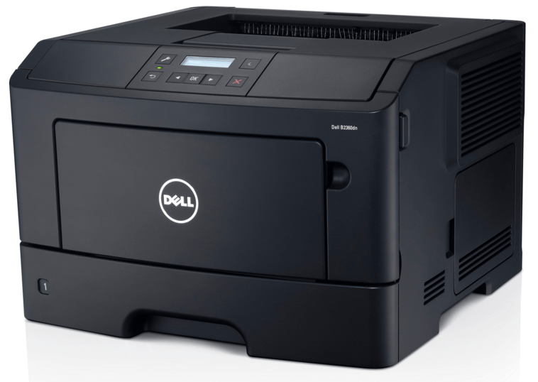 brand new dell b2360dn printer wont print