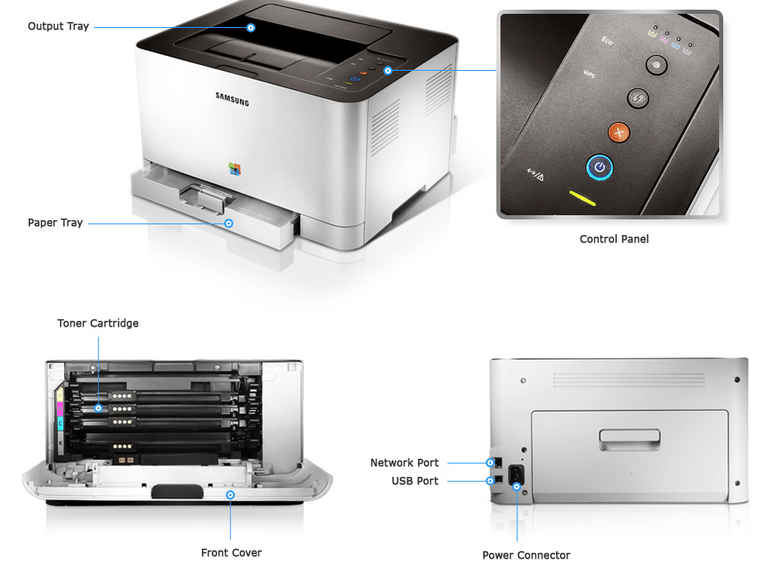 stampante samsung clp 365w driver