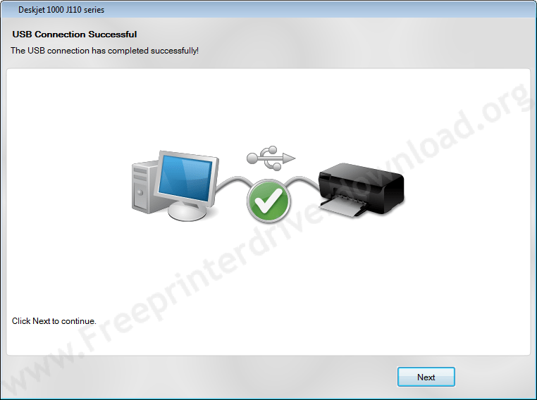 Printer Driver Installation Guide 12 Printer is connected now