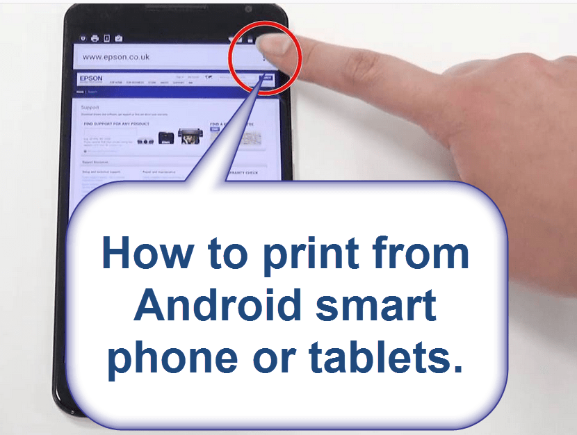 how to print directly from android phone
