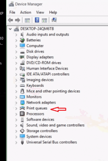 Device Manager Print