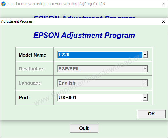 epson l220 resetter free