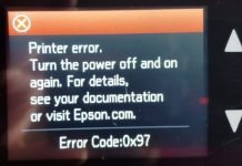 error code 0x97