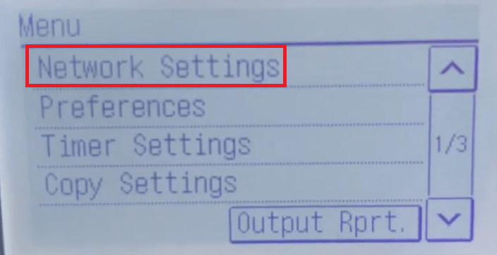 settings
