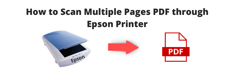 How to scan multiple pages PDF file