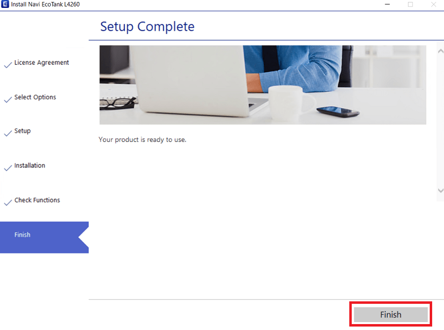 complete the installation process