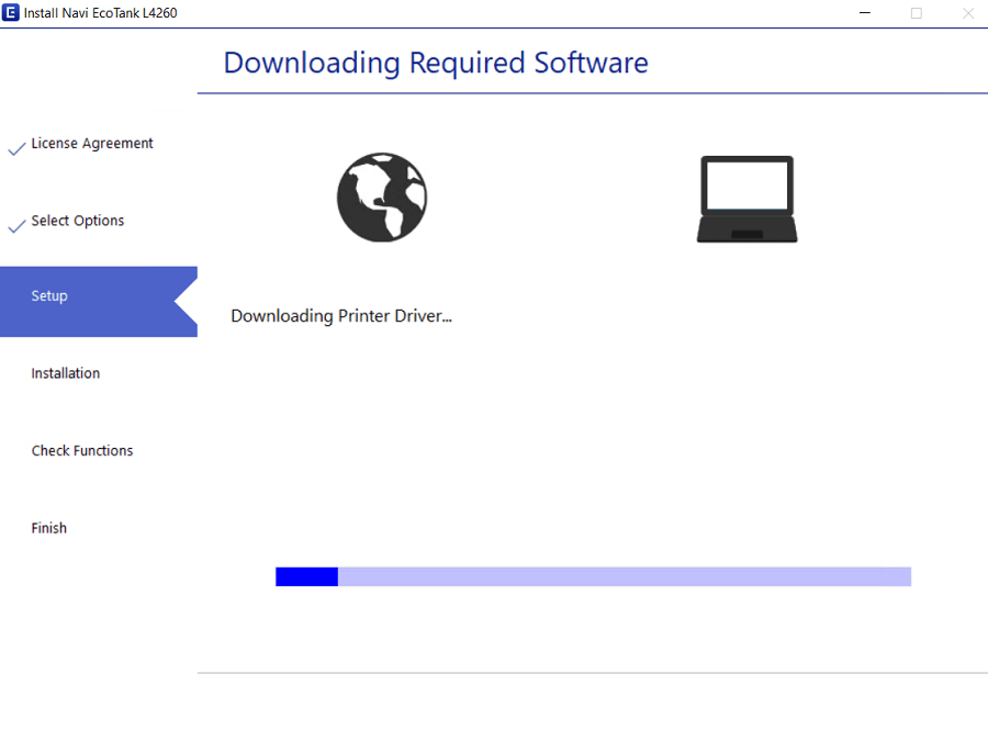 Downloading the Epson L4260 driver