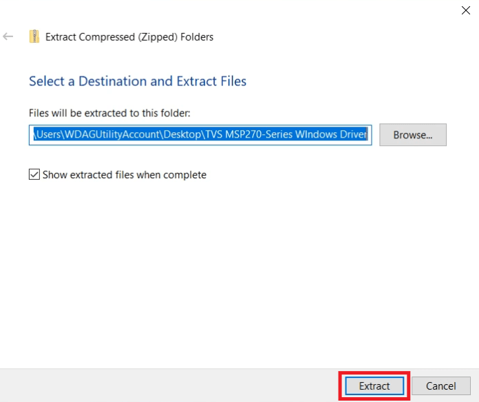 TVS MSP 270 Classic Plus Driver Download (Latest Version)