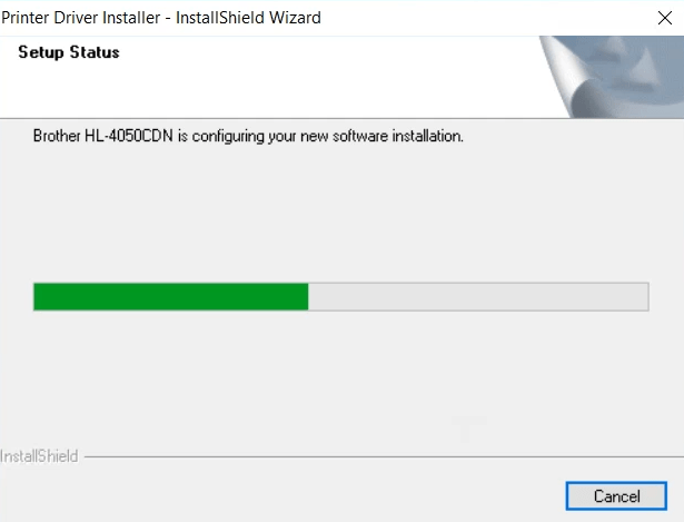 wait Brother HL-4050CDN driver install