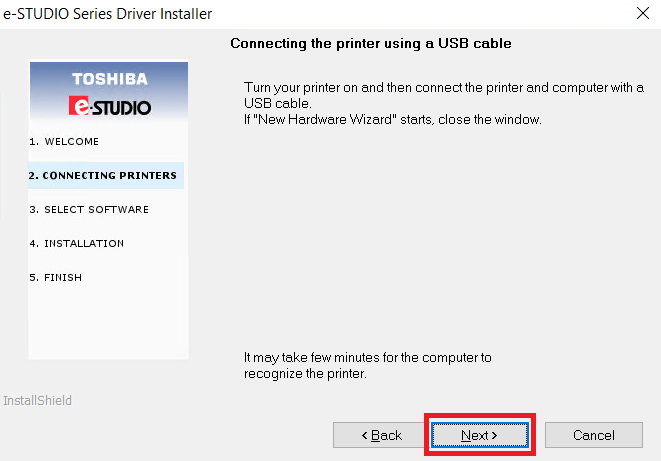 Toshiba e-Studio 2523a / 2523am / 2523ad Driver Download 7 connect Toshiba e-Studio 2523a printer