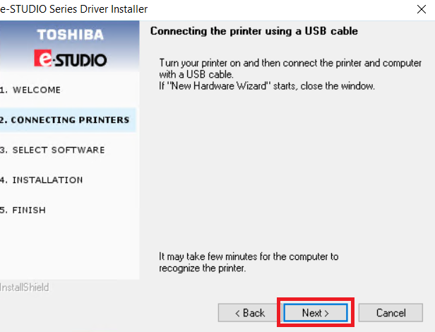 connect Toshiba e-STUDIO 2323AM 2823AM with USB