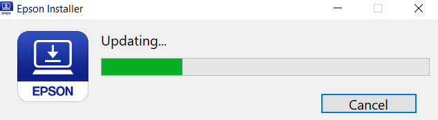 start Epson Installer program