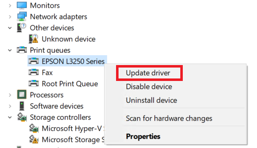 update Epson EcoTank L3251 driver