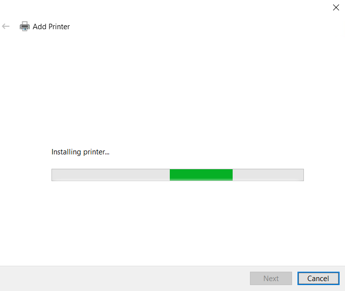 wait for the installation to complete