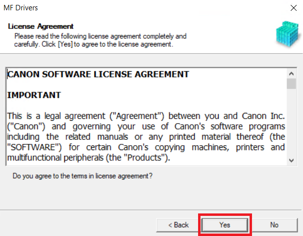 agree with terms of the license agreeement