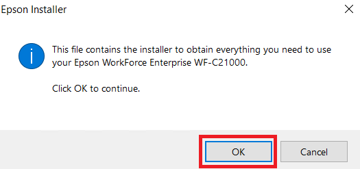 click ok to proceed