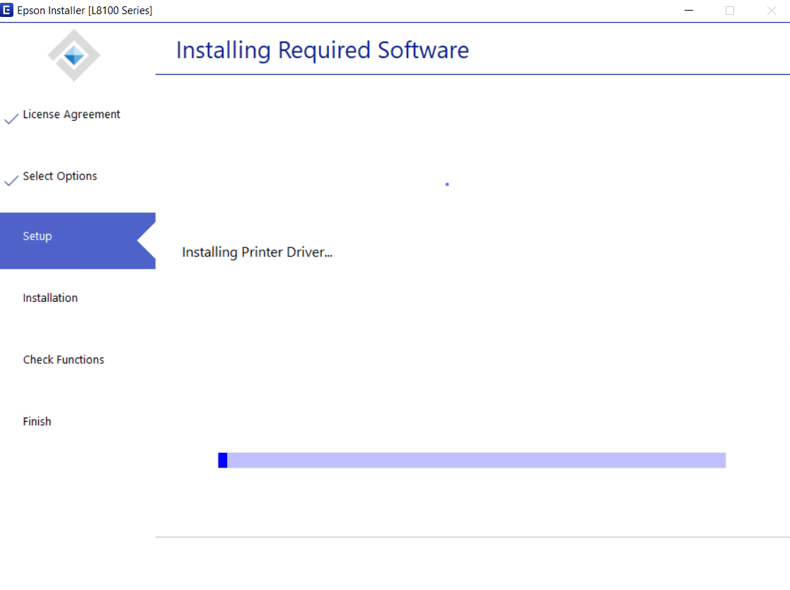 wait for installation to complete