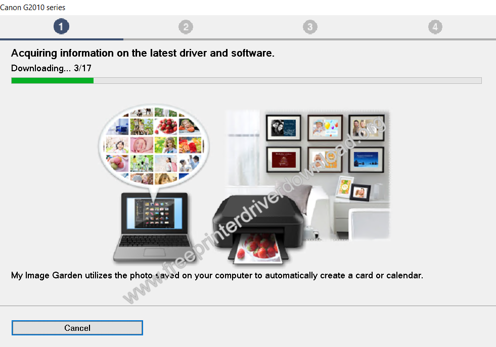 wait for drivers to download