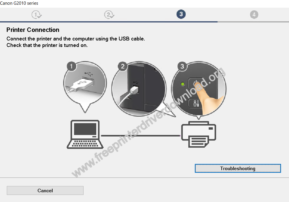 connect Canon PIXMA G2411 printer