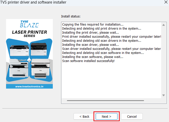 wait for driver installation