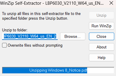 wait for the files to extract