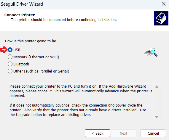 connect TVS LP46 DLITE PLUS printer