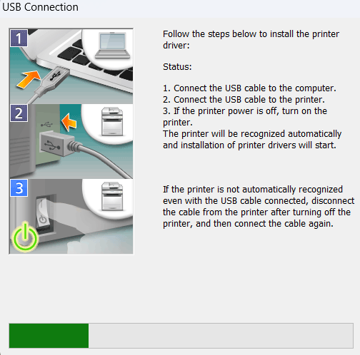 connect Canon LBP6030 printer