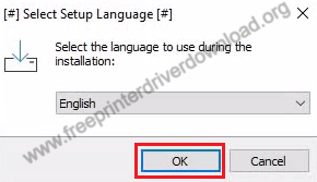 select English lanuage