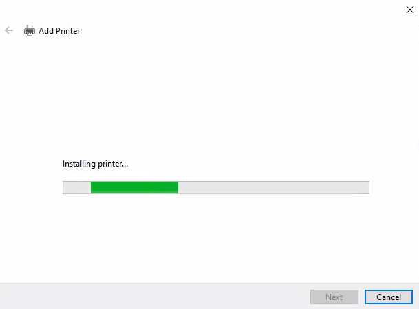 wait for driver installation