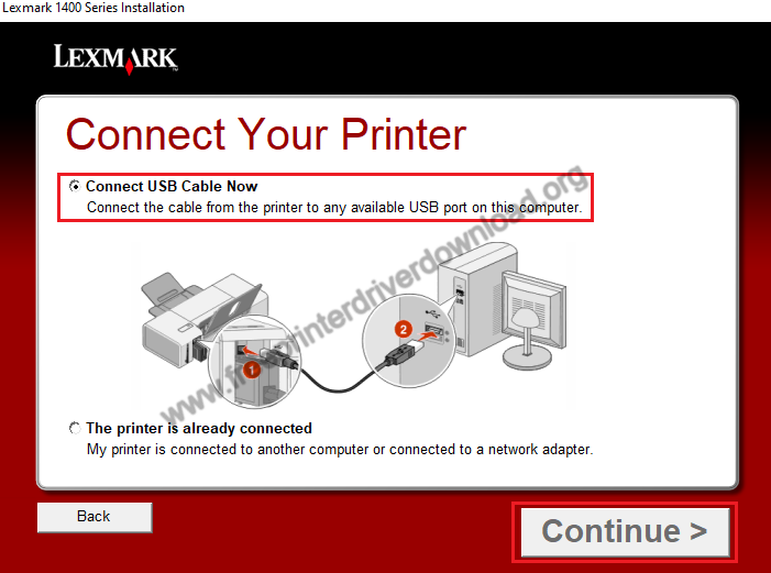 select Connect USB option