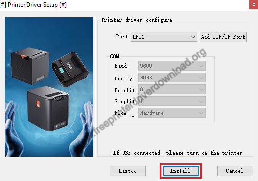 click on Install