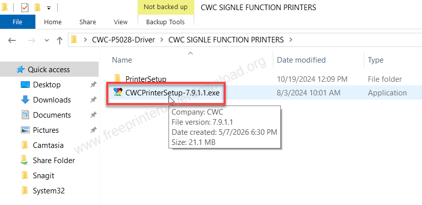 CWC P5028 Install Step 4