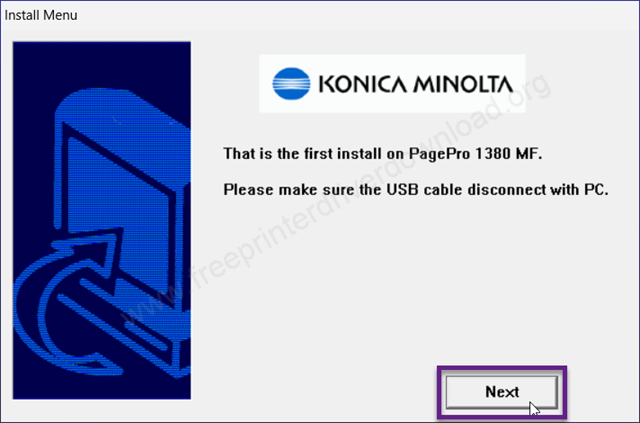 disconnect the USB