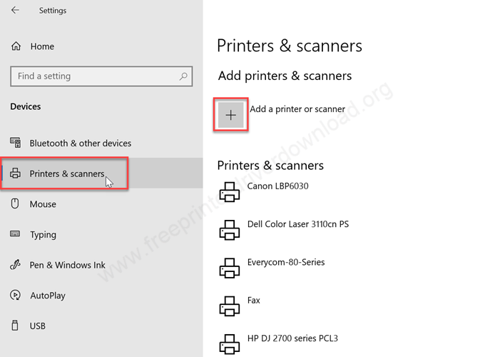 printers & scanners