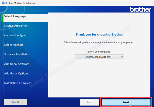 Image: Select Language