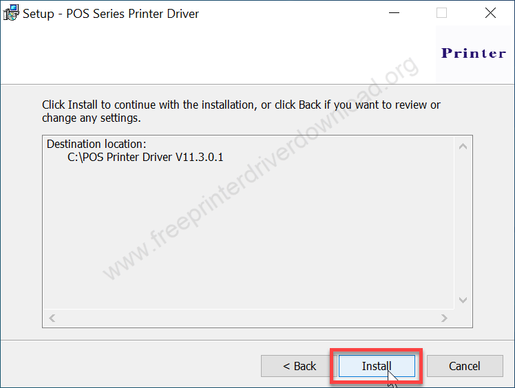 start installing