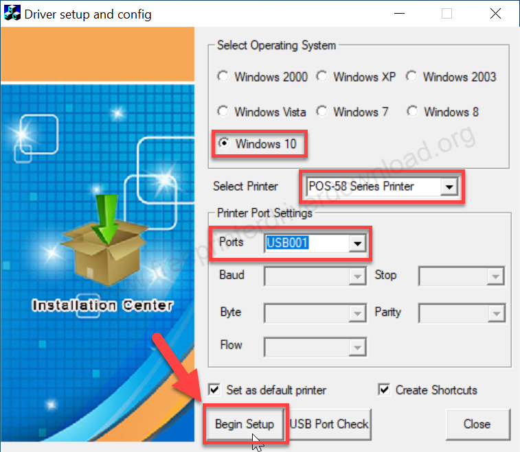 Configure settings